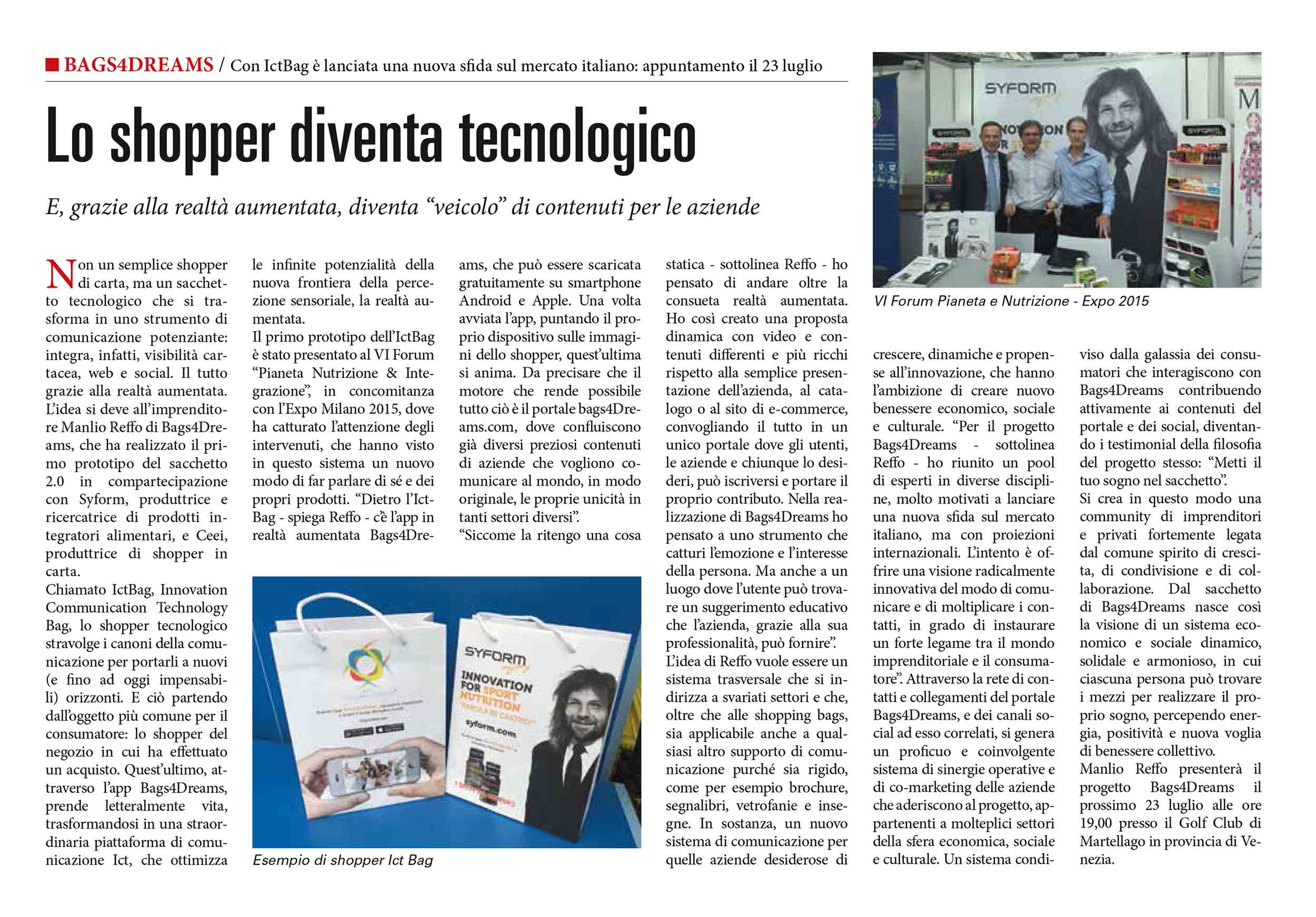 Scopri di più sull'articolo Il sole 24 ore parla di noi…